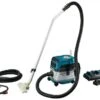 Makita DVC861LPTX Hybride Li-ion Accu Stofzuiger Droog Set (2x 5,0 Ah Accu) - Werkt Ook Op Netstroom