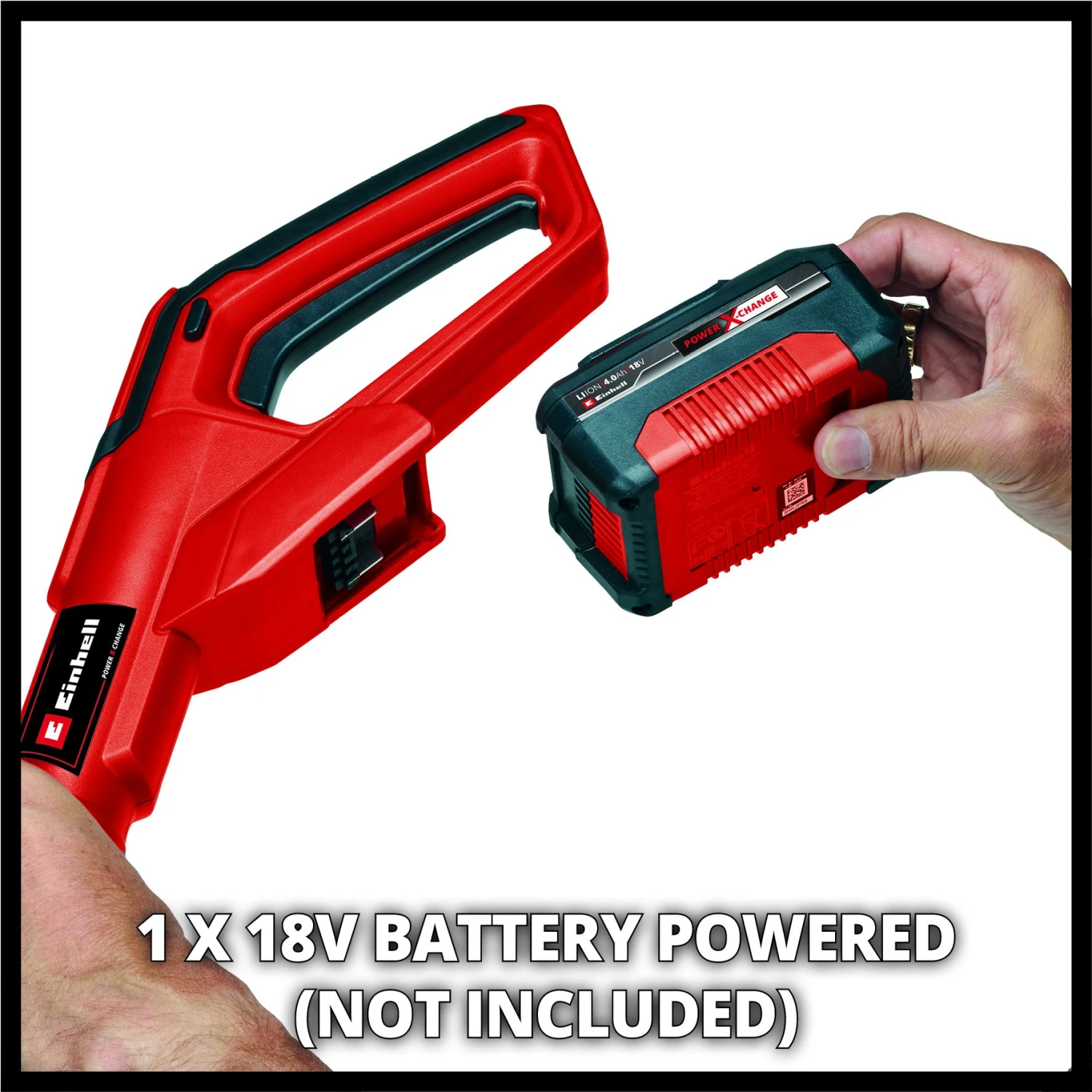 Einhell GE-LE 18/190 Li Solo 18V Li-Ion Accu Graskantensnijder Body - 190 X 45 Mm - Afbeelding 12