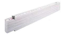 Stabila 14557 Duimstok - Hout - Wit - 2m