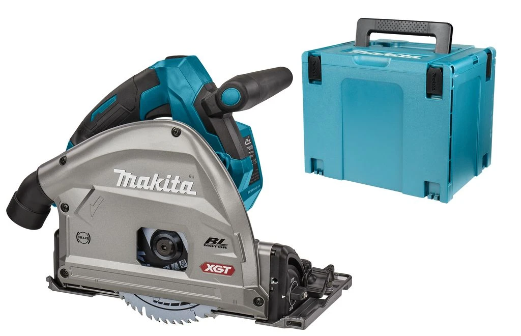 Makita SP001GZ04 XGT 40V Max Li-ion Accu Invalcirkelzaag Body In Mbox - Met Geleiderai 1500 Mm En AWS Zender In Tas - Afbeelding 2