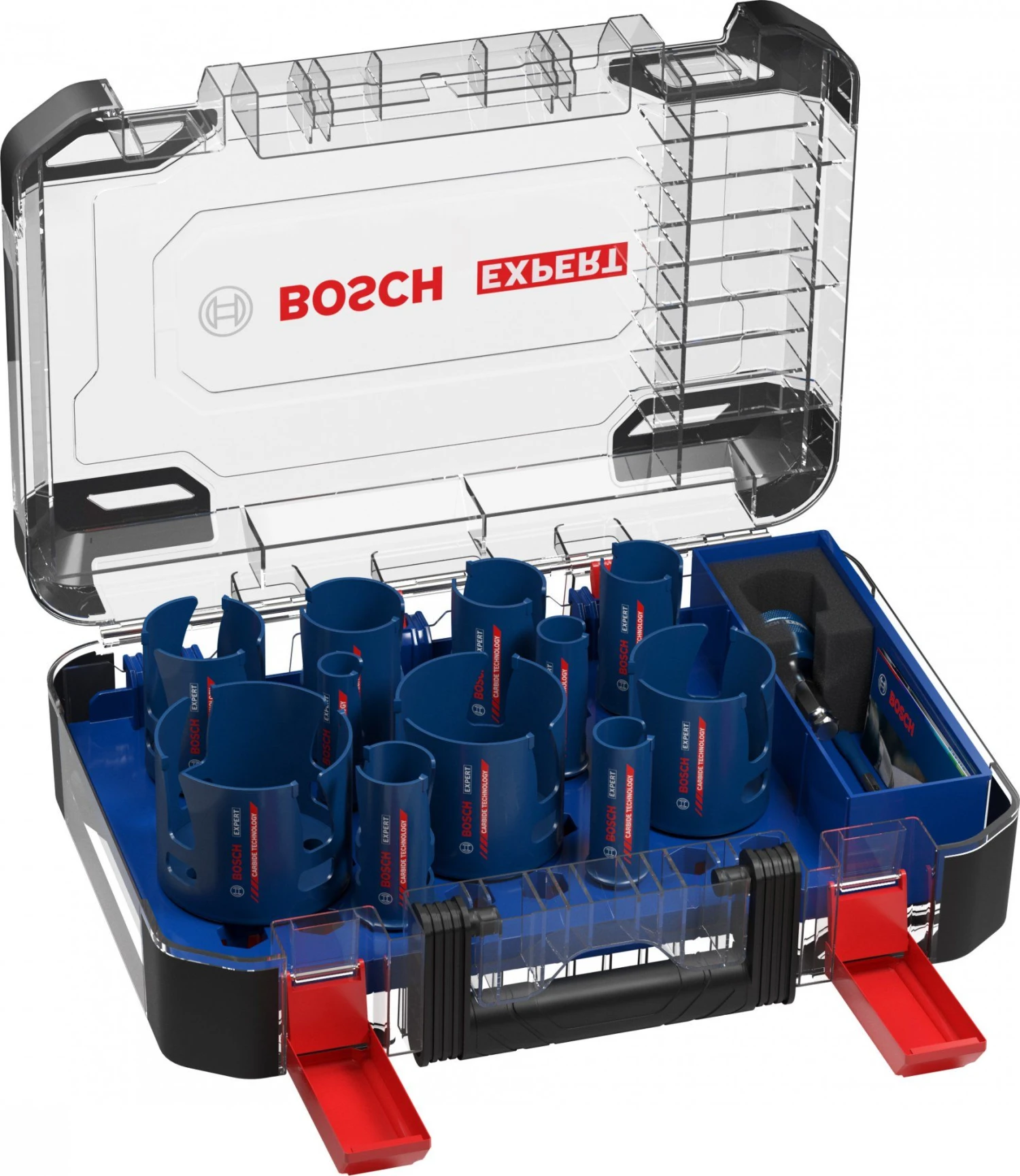 Bosch 2608900489 EXPERT 15-delige Power-Change Gatzagenset Construction Material Universeel 20/22/25/32/35/40/44/51/60/68/76mm - Afbeelding 2
