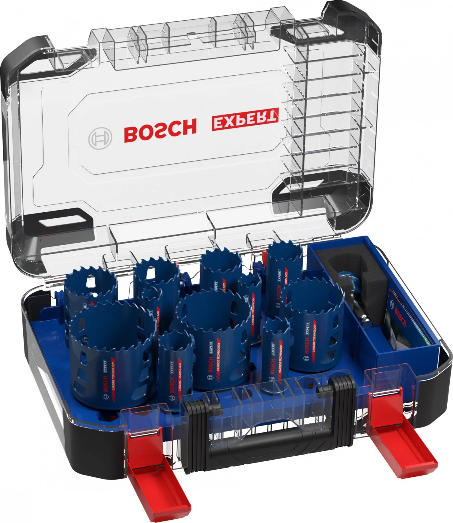 Bosch 2608900448 EXPERT 14-delige Power-Change Gatzagenset Tough Material Universal 20/22/25/32/35/40/44/51/60/68/76 - Afbeelding 2