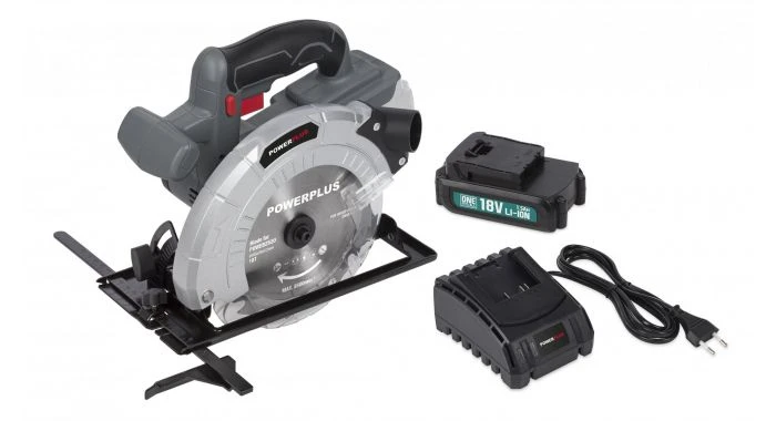 Powerplus POWEBSET23 18V Li-Ion Accu Cirkelzaag POWEB2520 (1x1.5Ah)