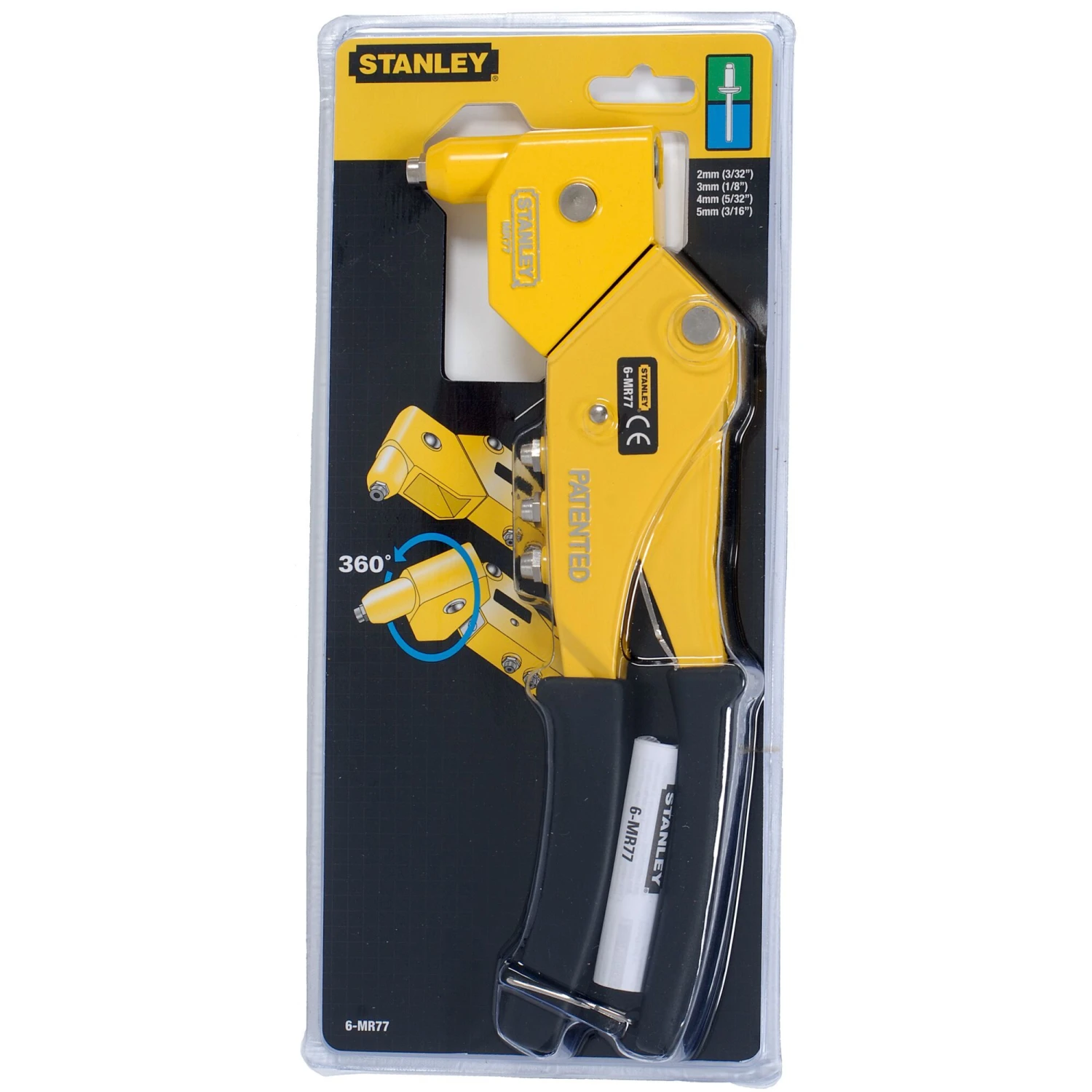 Stanley 6-MR77 Popnageltang Met Draaibare Kop - 2 T/m 5 Mm - Afbeelding 4