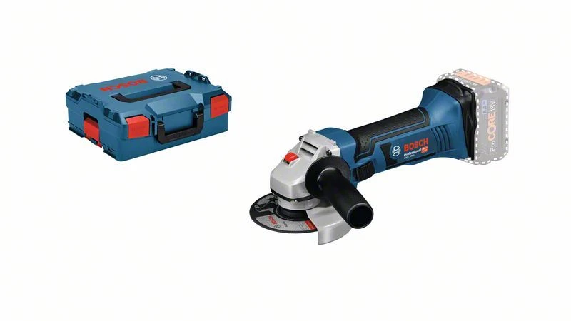 Bosch GWS 18-125 V-LI 18V Li-Ion Accu Haakse Slijper Set (2x 5.0Ah Accu) In L-Boxx - 125mm - 060193A30L - Afbeelding 2