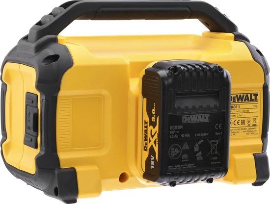 DeWALT DCR011 10,8V-18V-54V XR Li-Ion Accu Bluetooth Speaker - DCR011-XJ - Afbeelding 4