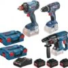 Bosch 3 Toolkit 18V Li-Ion Accu Combiset Set (3x 4,0Ah) In L-Boxx