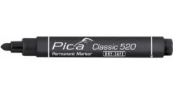 Pica 520/46 Permanent Marker - Rond - Zwart - 1-4mm