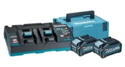 Makita XGT 40V Max Li-Ion Accu Starterset (2x 4.0Ah) + Duolader In Mbox