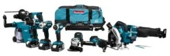 Makita DLX8026TW1 18V Li-Ion 8-delige Comboset (3 X 5,0Ah) In Tas