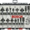 Bosch 2607017471 15-delige Frezenset In Cassette - 6mm