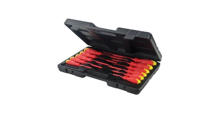 Silverline 918535 11-delige Schroevendraaierset - Geïsoleerd - Softgrip
