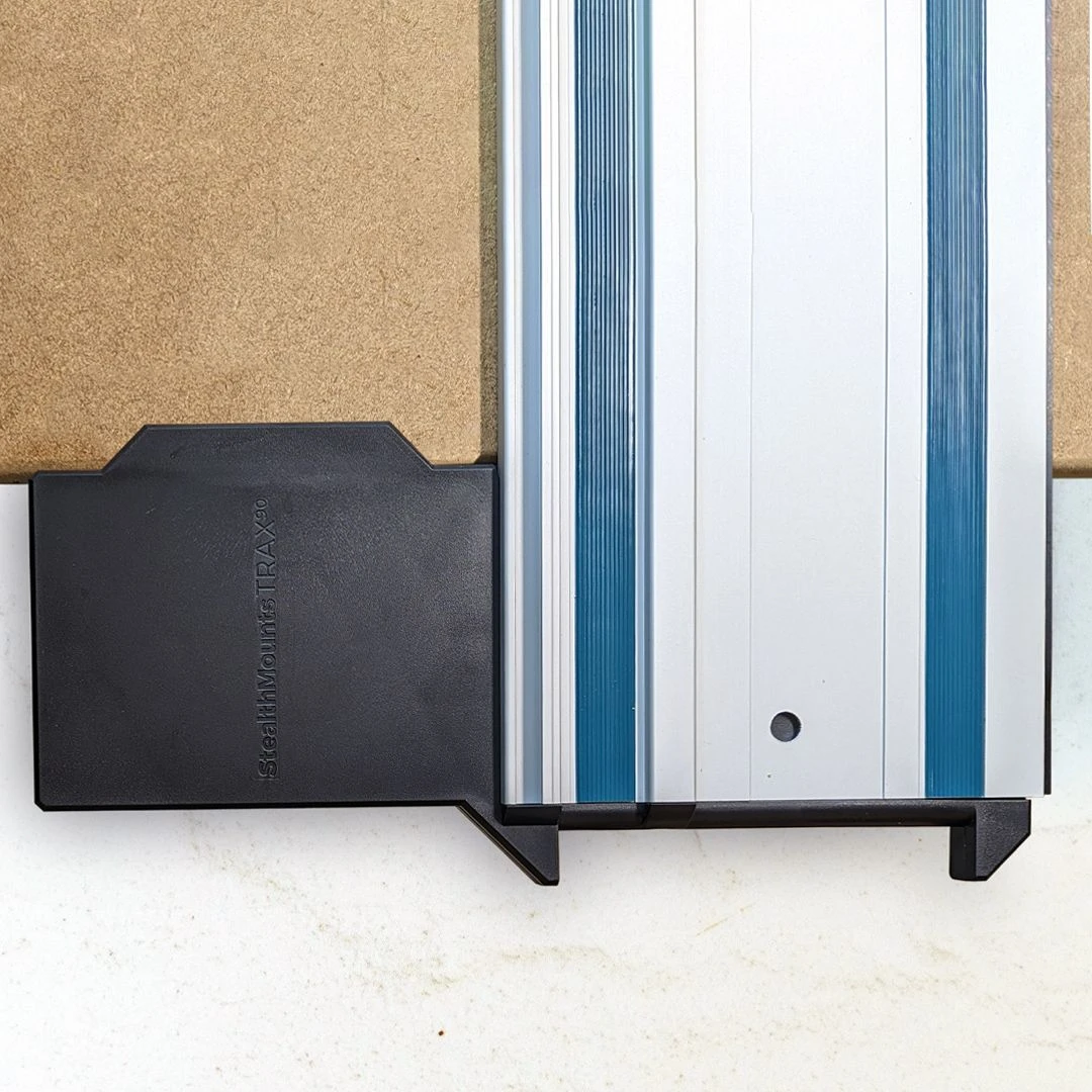 StealthMounts TSS-L-MK-1 XL Baanzaagvierkant Voor Makita Geleiderails - 90 Graden - Afbeelding 2